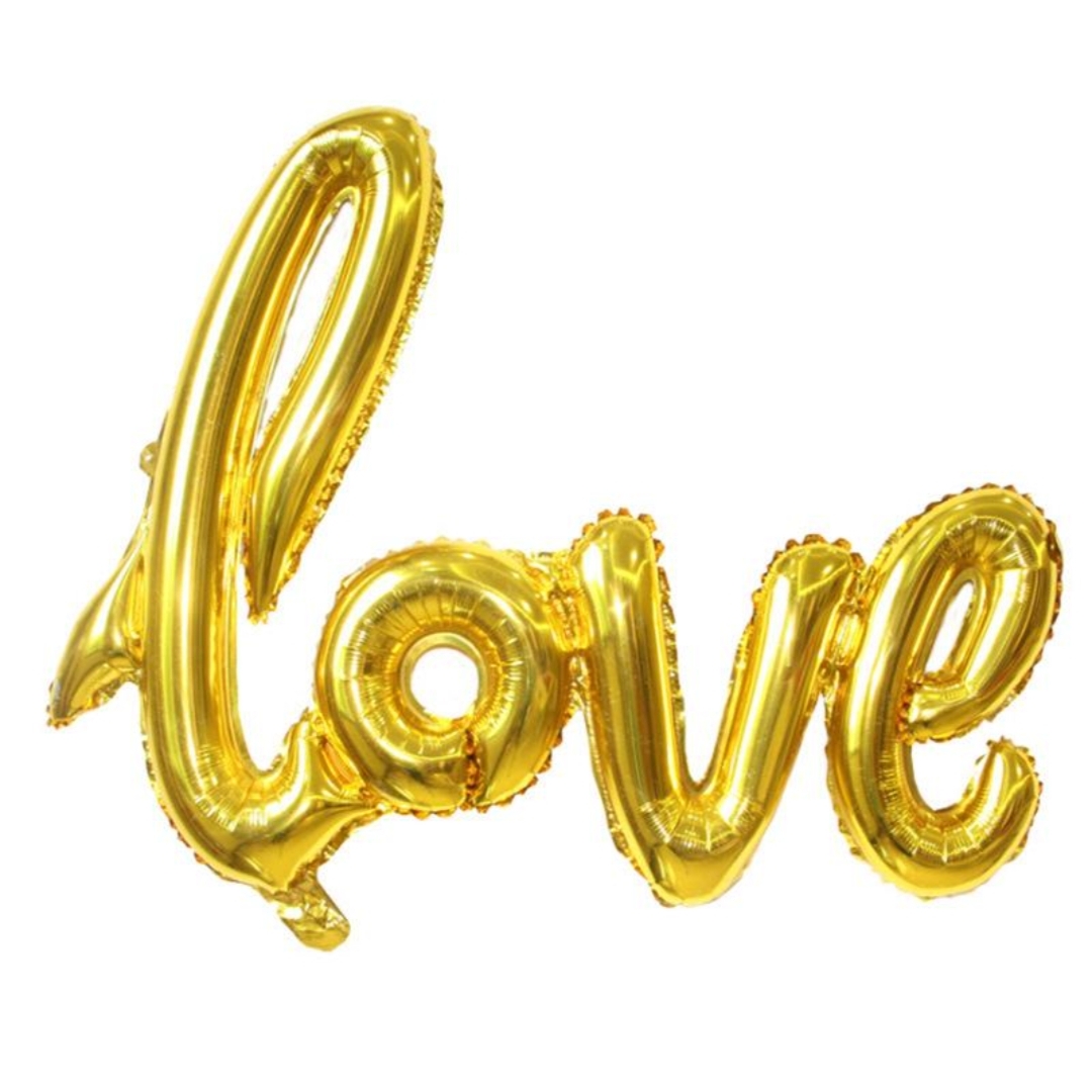 Надпись "Love" , Золото, 70 см Надпись "Love" , Золото, 70 см