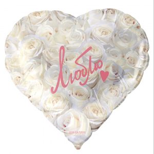 Сердце, Люблю, Черный 46см Сердце, Люблю, Черный 46см