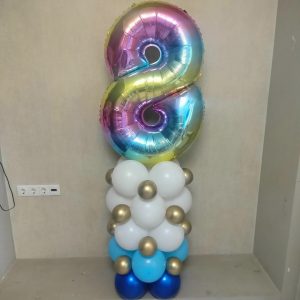 Цифра на стойке, 150 см.