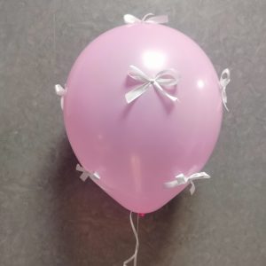 Шар с бантиками, 40 см.