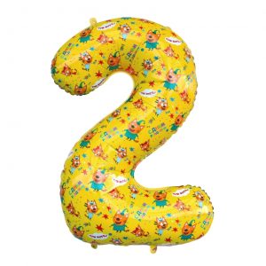 Цифра 2 Три Кота, 70 см.