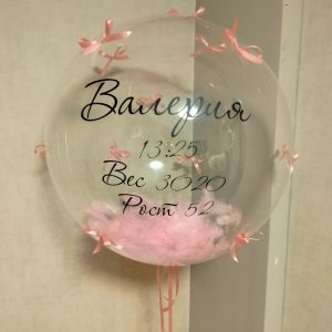 Шар с метрикой, 70 см Шар с метрикой, 70 см