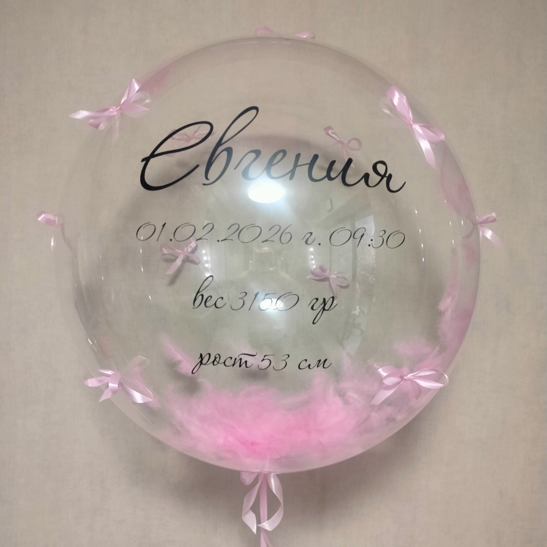 Шар с метрикой, 70 см Шар с метрикой, 70 см