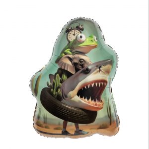 Шар Акула мемы, 60 см Шар Акула мемы, 60 см